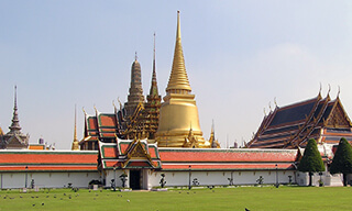 Wat Phra Kaew, or Temple of the Emerald Buddha, is Thailand's primary and most important temple