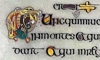 Book of Kells - an illuminated manuscript