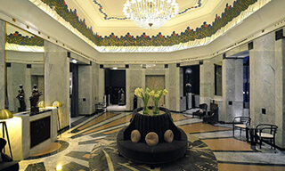 The lobby of Hotel Bristol, Warsaw