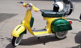 Classic Vespas in Perth, Western Australia