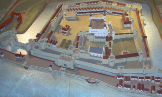 A scale model of the Tower of London