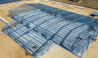 Steel frame structure