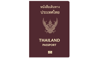 Vectorized version of Thai passport