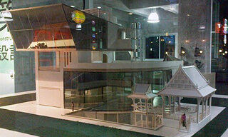 The scale model of Villa Futureproof, designed by Mario Kleff in 2005