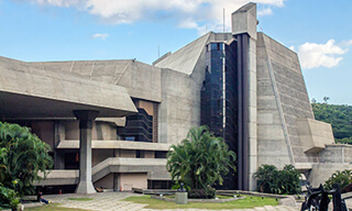 Brutalist structure in Venezuela