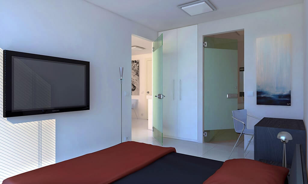 Guest Bedroom in Laguna Bay Condominium by Mario Kleff