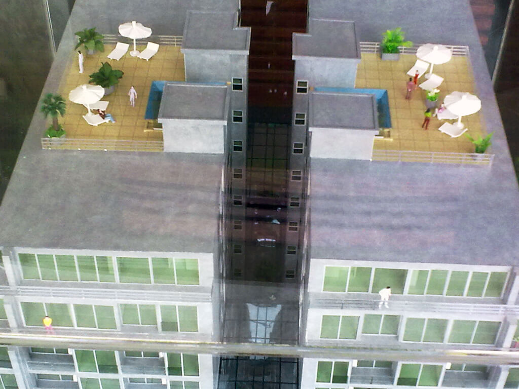 Scale Model Laguna Bay Condominium (Top View) by Mario Kleff