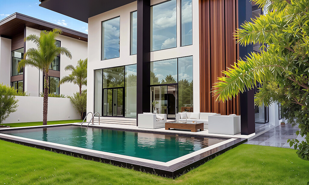 Bamboo Luxury Villa Garden and Pool