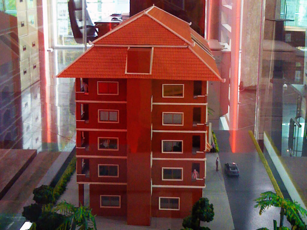 Marraka Condominium Scale Model Side by Wandeegroup