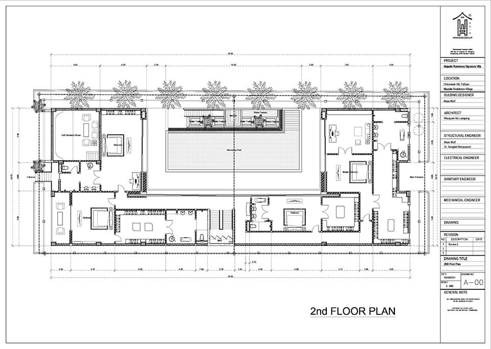 Floorplan of a Large House
