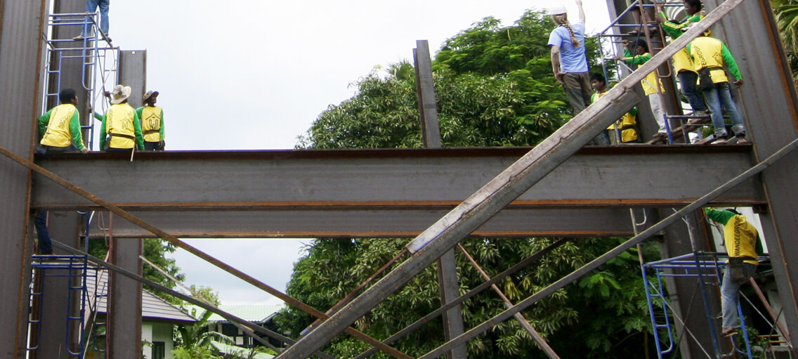 Wandeegroup Builders on a Steel Frame Construction: