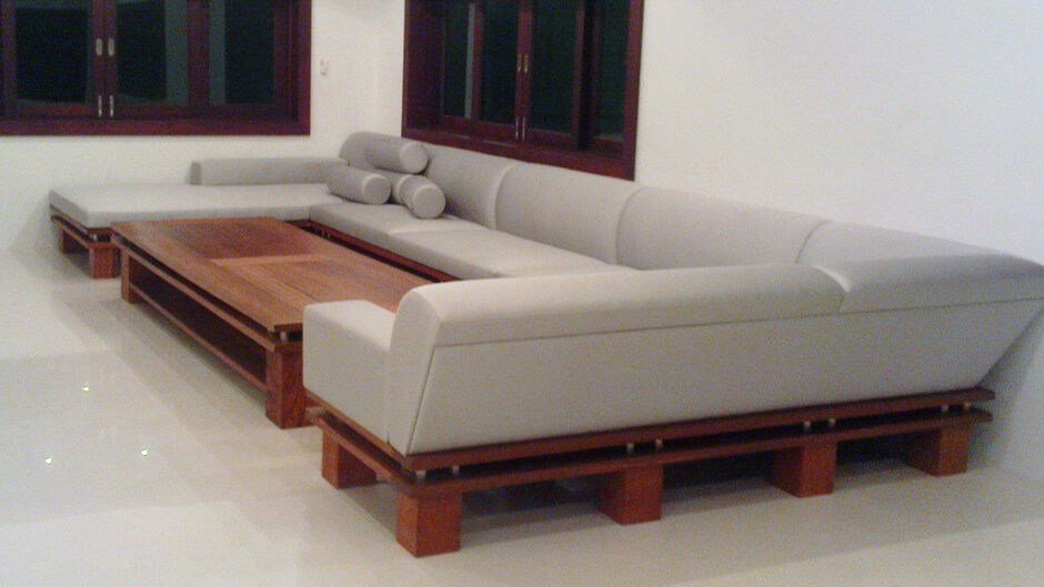 Tailored Made Sofa and Table