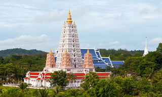 Wat Yansangwararam Temple was built in 1976